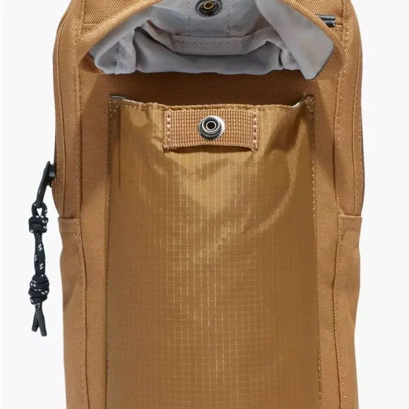 NEW Levi’s L Pack 2.0 Sling Khaki Brown Men’s Tactical Crossbody Bag Military - Picture 2 of 6